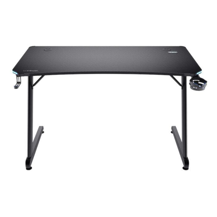 Birou gaming Trust GXT 709 Luminus, iluminare RGB, greutate 15.5 kg, greutate maxima 150 kg, negru