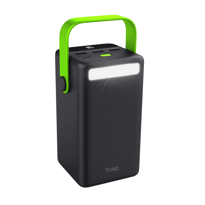 Baterie externa Trust Redoh, 4 porturi, capacitate 50000 mAh, negru