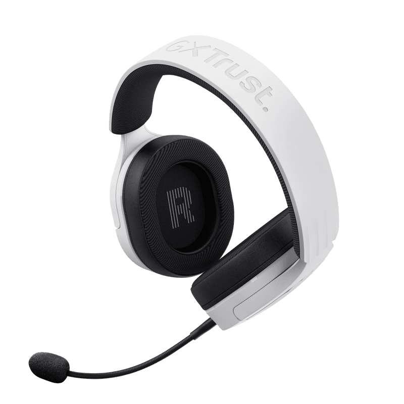 Casti gaming Trust GXT 491W Fayzo wireless, conectivitate bluetooth, incarcare USB-c, frecventa de raspuns 20 Hz - 20.000 Hz, sensivitate 100 dB, alb