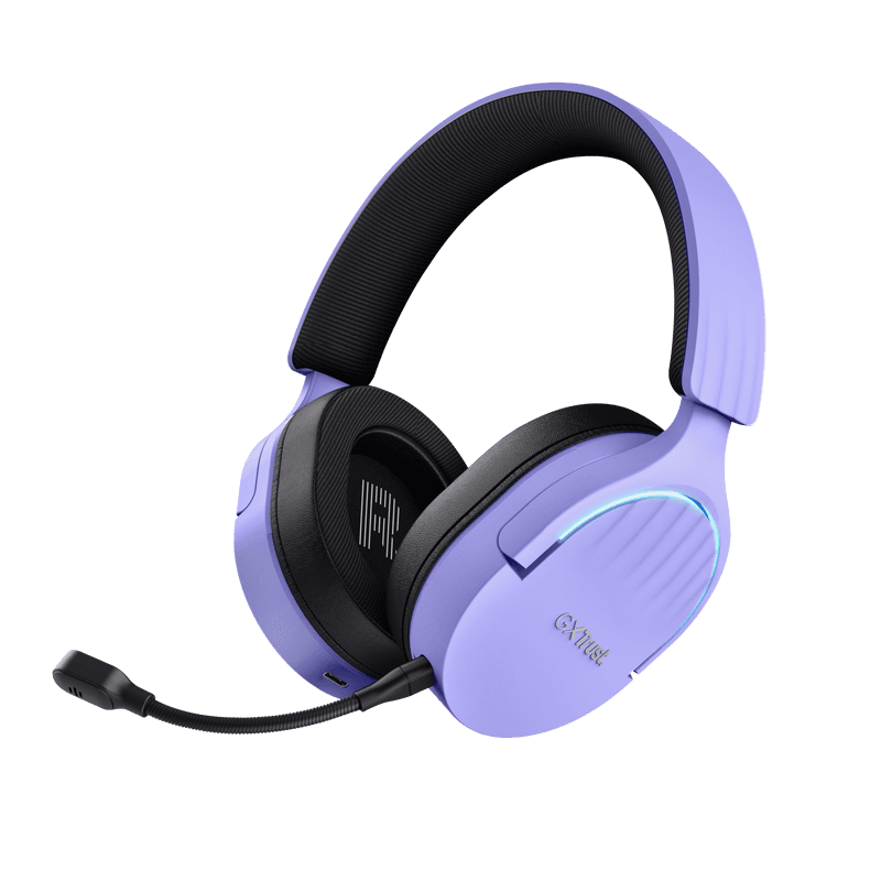 Casti gaming TrustGXT 491P Fayzo cu fir, interfata USB 2.0, frecventa de raspuns 20 Hz - 20.000 Hz, sensivitate 100 dB, mov