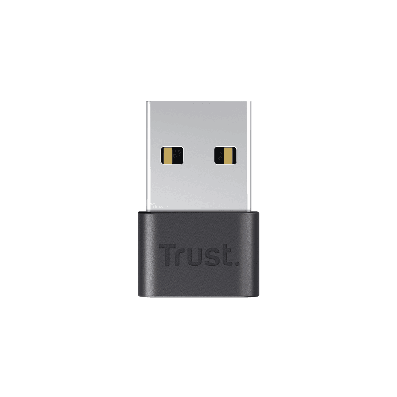 Adaptor Bluetooth Trust Myna 5.3, viteza maxima transfer 2 MB/s, negru