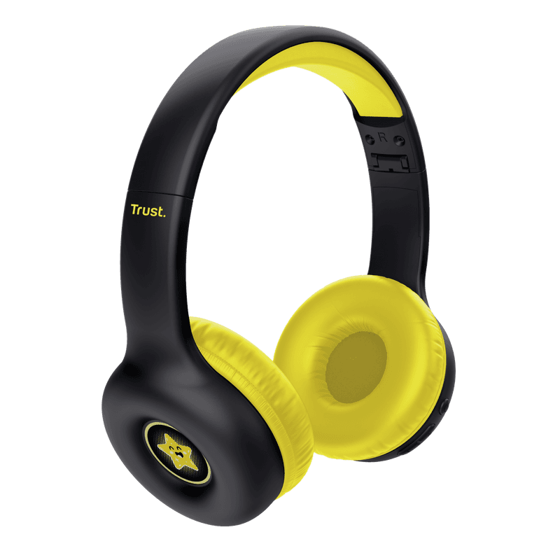 Casti Trust Nouna WS kids, frecventa raspuns 20 Hz - 20.000 Hz, negru
