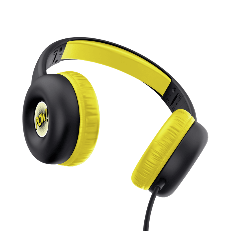 Casti Trust Nouna cu fir kids, frecventa raspuns 20 Hz - 20.000 Hz, senzitivitate 92 dB, negru