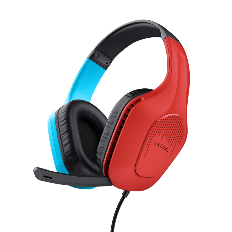 Casti cu fir GXT 416S Zirox Nintendo Switch, cu microfon, interfata 3.5mm, frecventa raspuns 20 Hz - 20.000 Hz, sensibilitate 90 dB, multicolor