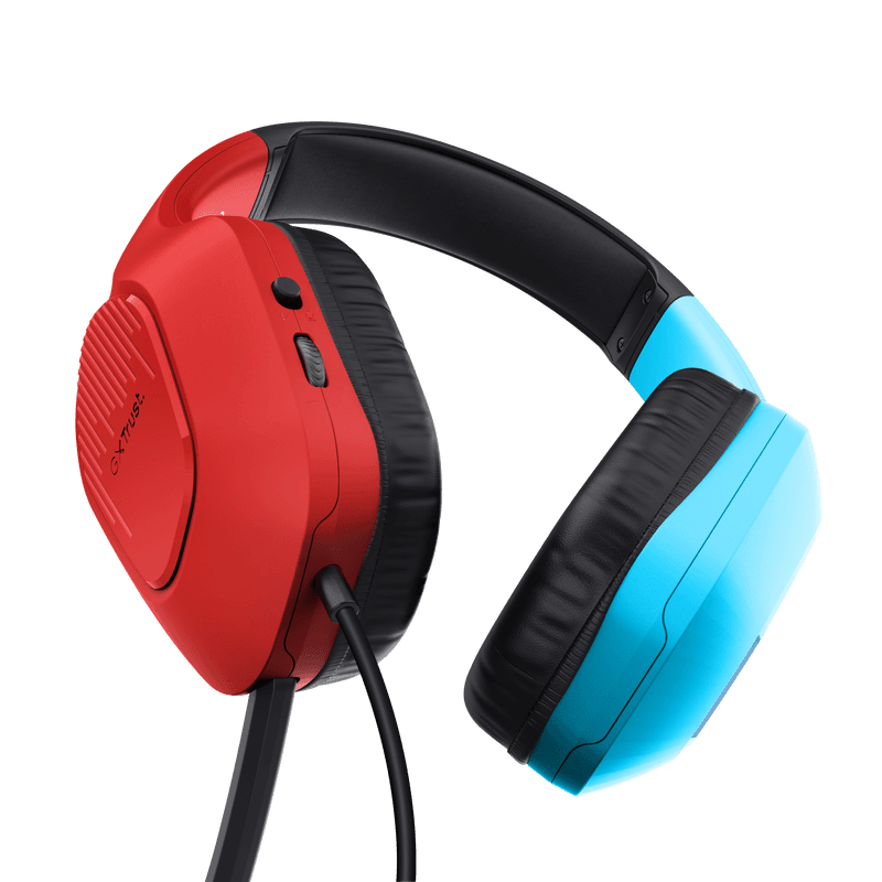 Casti cu fir GXT 416S Zirox Nintendo Switch, cu microfon, interfata 3.5mm, frecventa raspuns 20 Hz - 20.000 Hz, sensibilitate 90 dB, multicolor