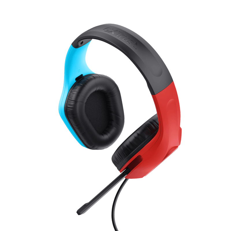 Casti cu fir GXT 416S Zirox Nintendo Switch, cu microfon, interfata 3.5mm, frecventa raspuns 20 Hz - 20.000 Hz, sensibilitate 90 dB, multicolor