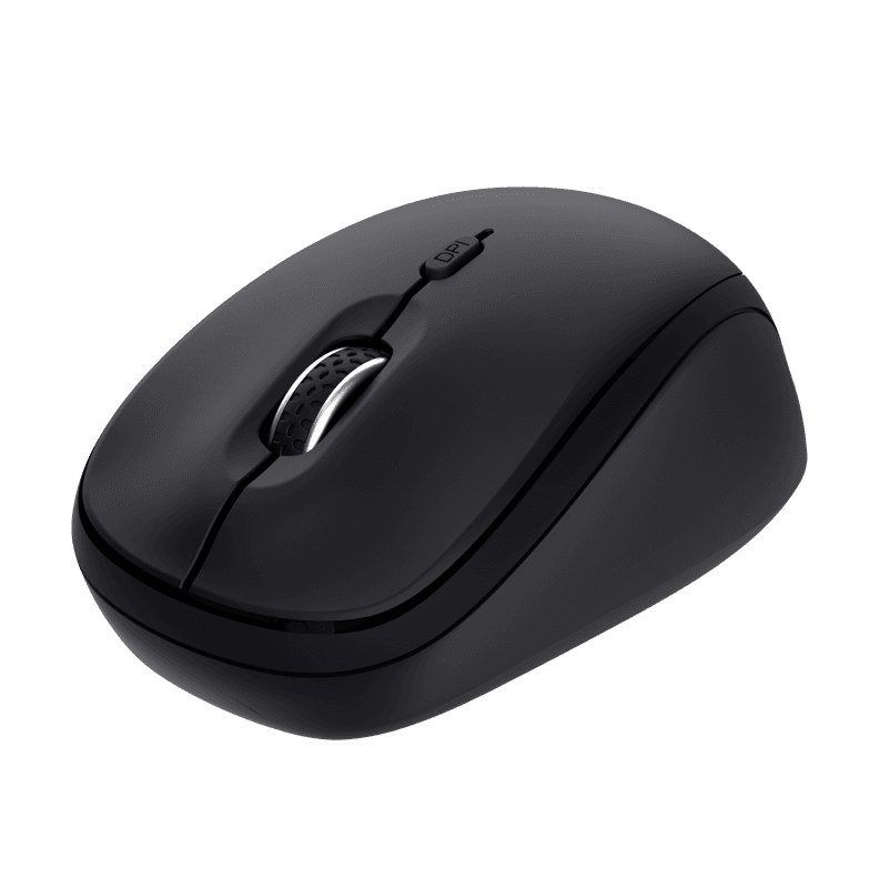 Mouse wireless Trust Yvi, rezolutie maxima 1600 DPI, negru