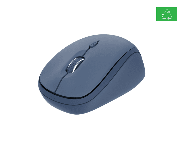 Mouse wireless Trust Yvi, rezolutie maxima 1600 DPI, albastru
