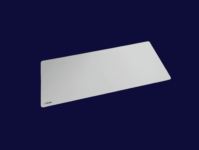 Mousepad Trust GXT 759W XXL gaming, material PET, suprafata usoara, alb