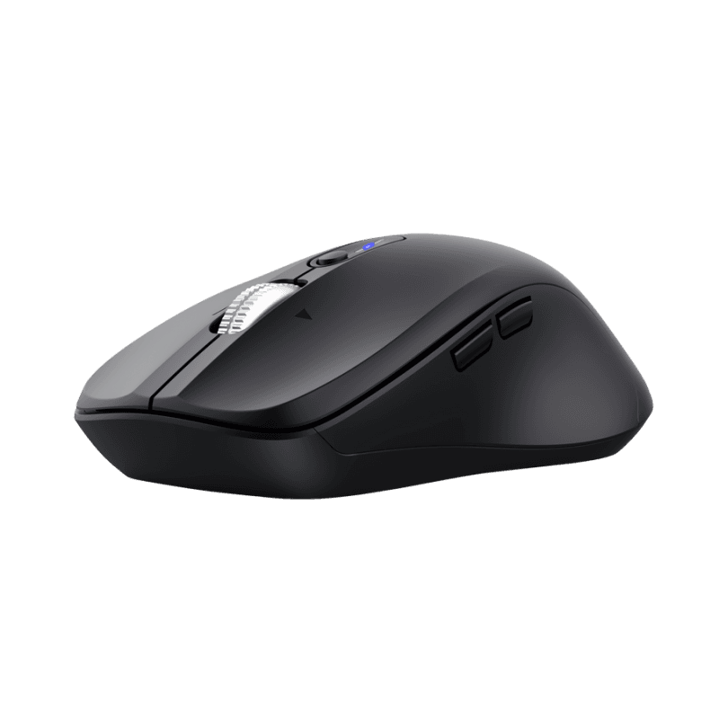 Mouse wireless Trust Ferro Hyperscroll, material ABS, interfata USB-A, rezolutie maxima 3200 DPI, negru