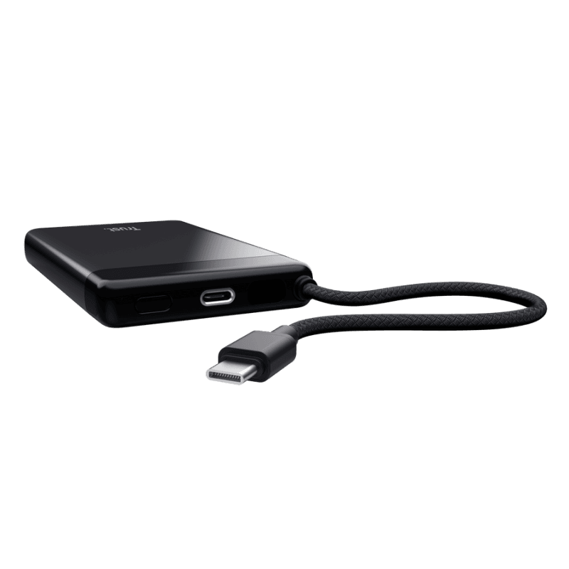 Baterie externa Trust Fiera, capacitate 10.000, 2 porturi USB, negru