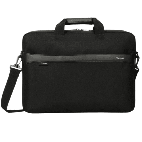 Geanta laptop slim Targus GeoLite, pentru laptopuri de 16" sau mai mici, dimensiuni: 40 x 4.5 x 28 cm, greutate 0.56 kg, gri
