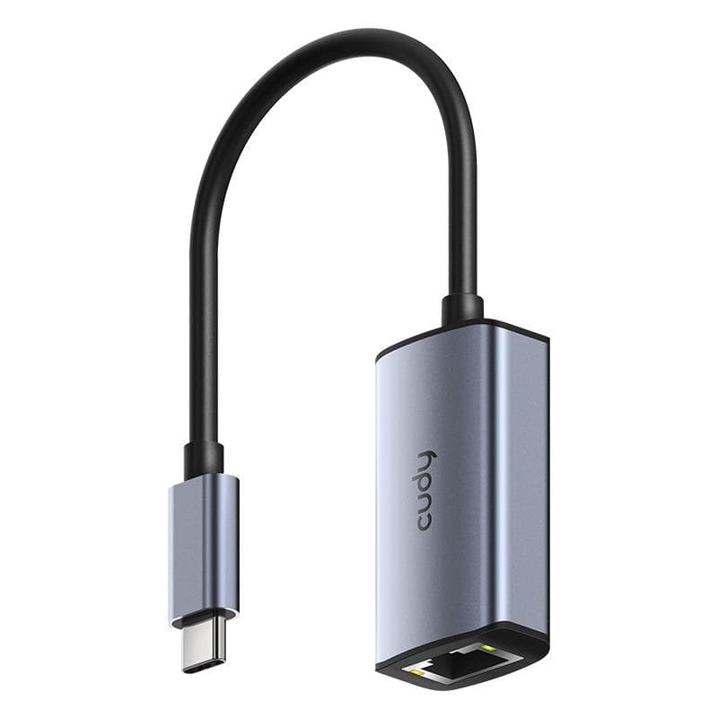 CUDY Aluminum Portable USB-C to Gigabit Ethernet Adapter, Compatible with Laptop, MacBook, Surface, PC with Windows, XP, Mac/Linux and more