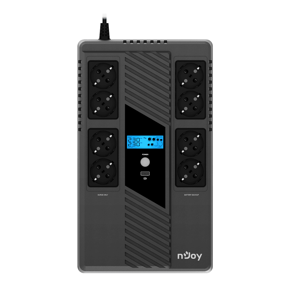 UPS nJoy Token 800 VA / 480 W  Capacity 800 VA / 480 W