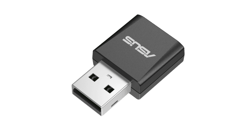Asus Tri-band WiFi 7 Nano USB Adapter, 6GHz band, support 4096-QAM, Plug and play, Compatible with Windows® 10 & 11