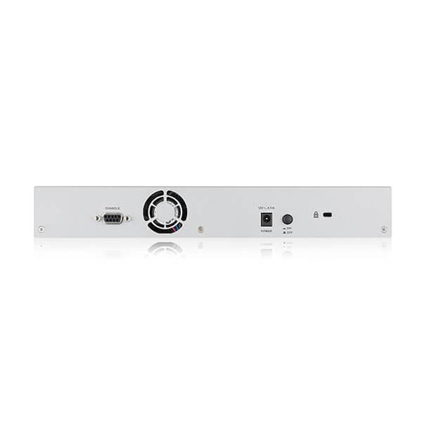 Zyxel USG FLEX500 H Series, User-definable ports with 2*2.5G, 2*2.5G( PoE+) & 8*1G, 1*USB (device only)