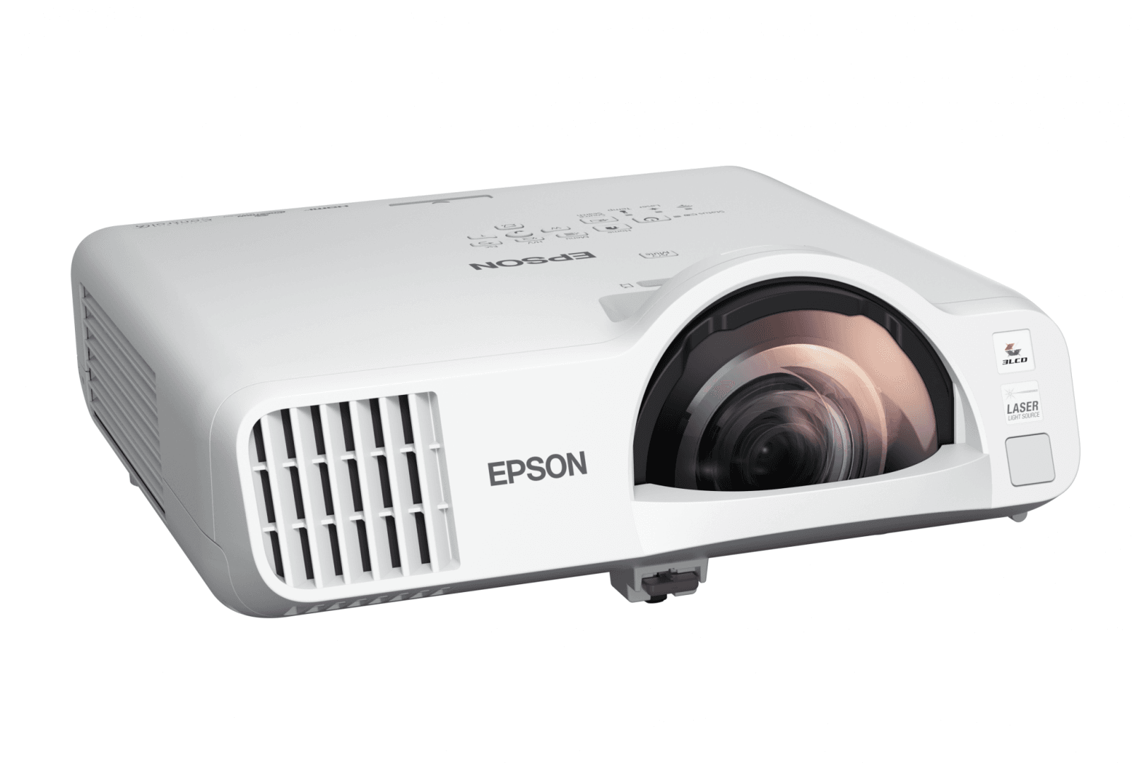 Proiector Epson EB-L210SF, Tehnologie 3LCD, Full HD, Luminozitate: 4000 Lumeni, Rezolutie: 1080p, Aspect Ratio: 16:9, Contrast: 2.500.000 : 1, sursa lumina: Laser, Viata sursa lumina: 20.000h, 30.000k in mod ECO, Refresh Rate: 192 Hz - 240 Hz, Dimensiune proiectie: 55" - 125", Focus manual
