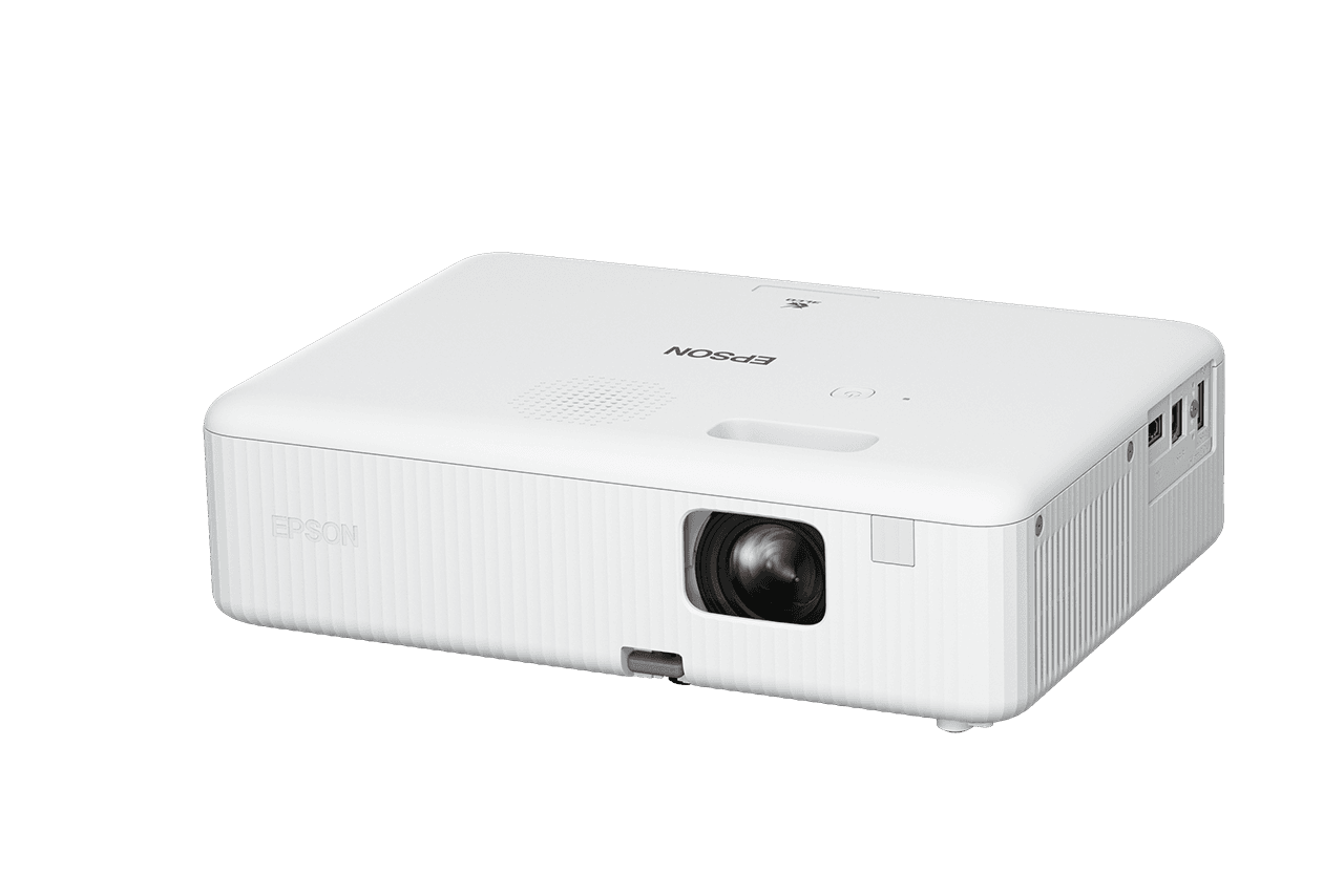 Proiector Epson CO-W01, 3LCD, 3.000 lumeni/ 2.000 Ecomode, WXGA, HD ready, 16:10, lampa 6.000 ore/ 12.000 ore Economy mode, corectie ± 30, zoom 1- 1.35, dimensiune maxima imagine 378", distanta maxima de proiectie 10.4 m, HDMI 1.4, USB 2.0-A, USB 2.0 Type B (Service Only), Kensington lock, boxa 5W