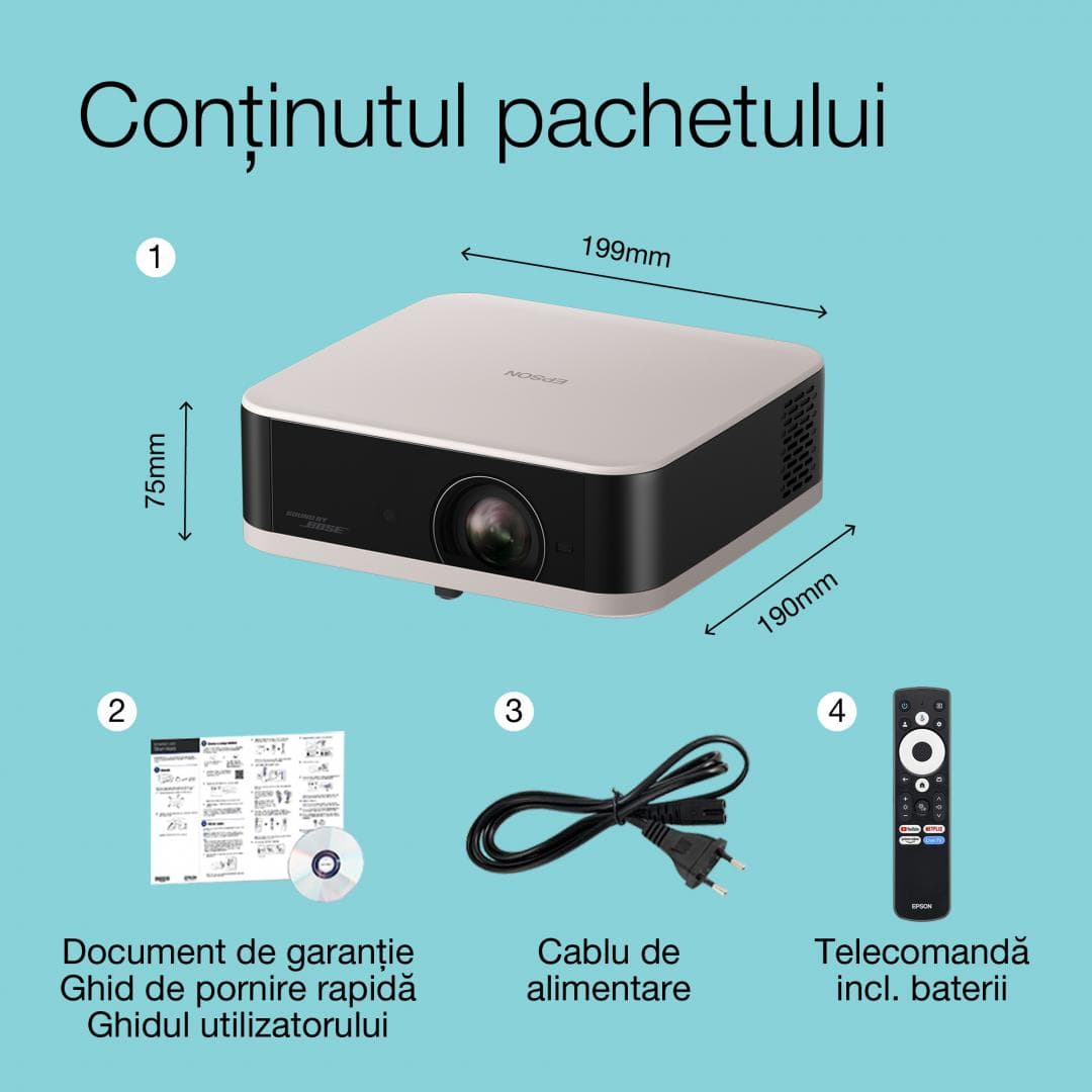 PROJECTOR EPSON EF-61R ROSE QUARTZ