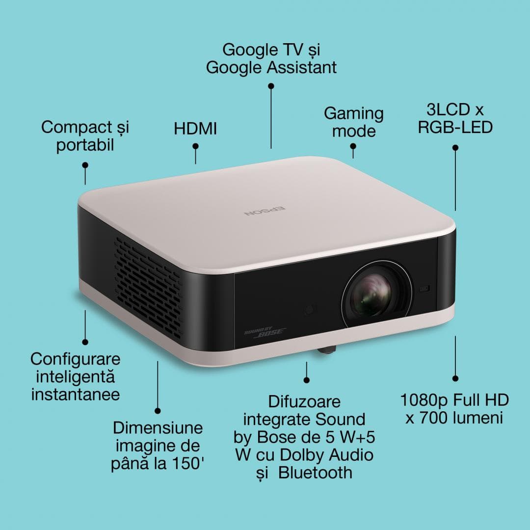 PROJECTOR EPSON EF-61R ROSE QUARTZ