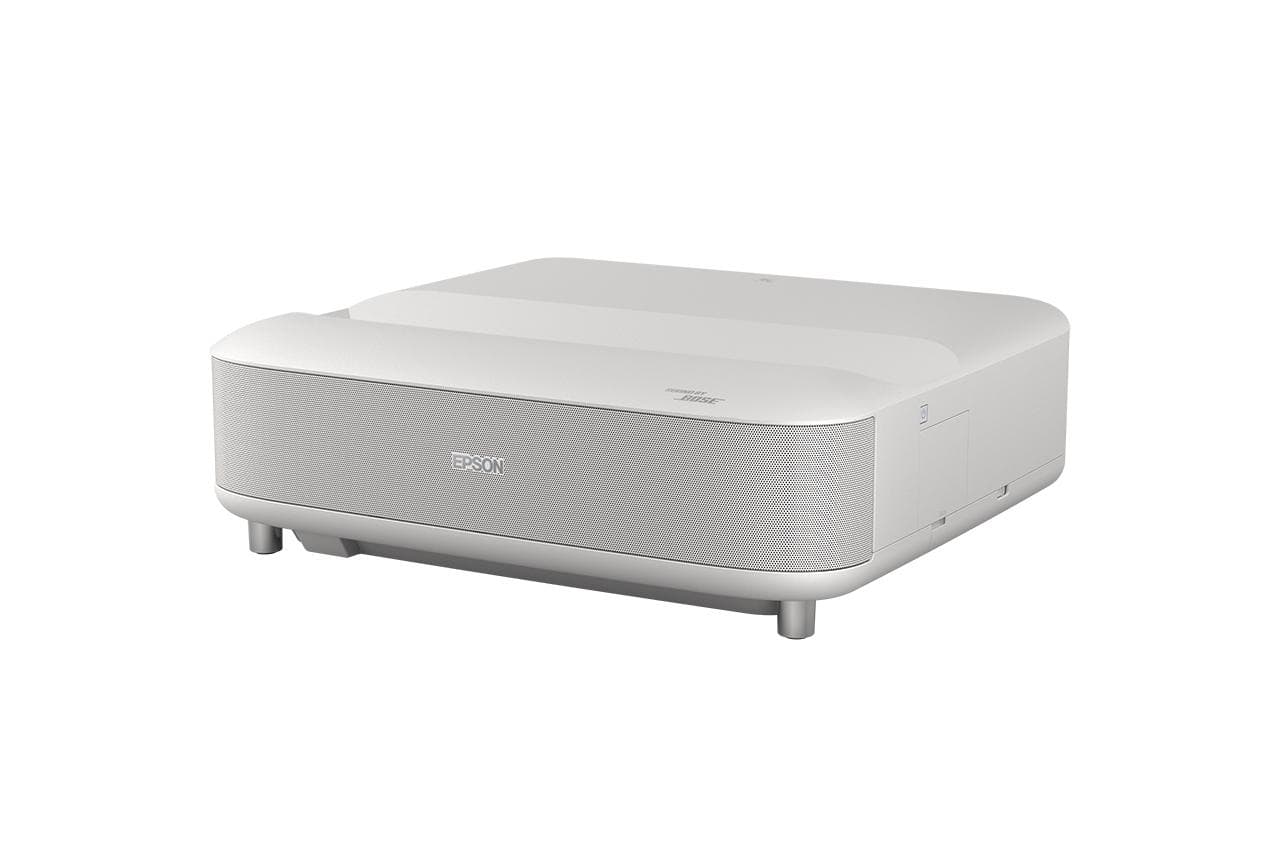 PROJECTOR EPSON EH-LS670W DIAMOND WHITE, short throw, 3600 Lumeni, Rezolutie: 4K PRO-UHD, Aspect ratio: 16:9, Contrast: 5.000.000 : 1, Sursa de lumina: Laser, Durata viata sursa lumina: 20.000h, Refresh rate: 192 Hz - 240 Hz, Suport HDR, până la 1,07 miliarde culori, Dimensiuni ecran proiectie