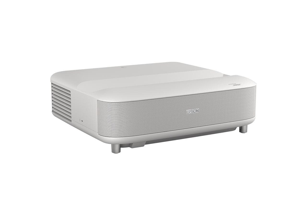 PROJECTOR EPSON EH-LS670W DIAMOND WHITE, short throw, 3600 Lumeni, Rezolutie: 4K PRO-UHD, Aspect ratio: 16:9, Contrast: 5.000.000 : 1, Sursa de lumina: Laser, Durata viata sursa lumina: 20.000h, Refresh rate: 192 Hz - 240 Hz, Suport HDR, până la 1,07 miliarde culori, Dimensiuni ecran proiectie