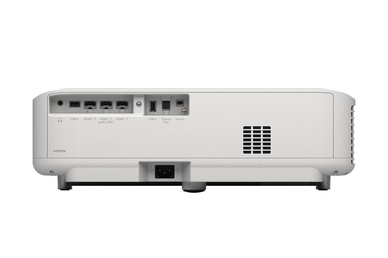 PROJECTOR EPSON EH-LS670W DIAMOND WHITE, short throw, 3600 Lumeni, Rezolutie: 4K PRO-UHD, Aspect ratio: 16:9, Contrast: 5.000.000 : 1, Sursa de lumina: Laser, Durata viata sursa lumina: 20.000h, Refresh rate: 192 Hz - 240 Hz, Suport HDR, până la 1,07 miliarde culori, Dimensiuni ecran proiectie
