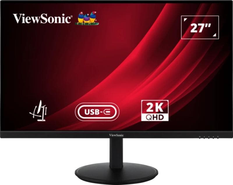 Monitor ViewSonic 27" VG2709-2K-MHDU-2, Diagonal (inch): 27, Diagonal (cm): 68.58, Aspect ratio: 16:9, Panel: IPS, Resolution: 2560x1440, Refresh Rate: 100Hz, Response time GtG: 4ms, Brightness (max): 350 cd/m², Contrast (static) : 1000:1, Contrast (dynamic): 50M:1, Viewing angle: 178/178, Color