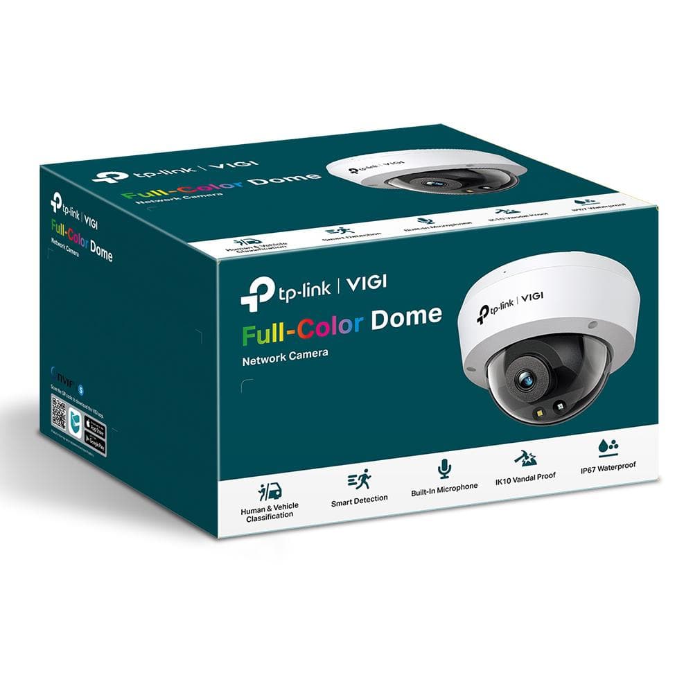 Camera IP Dome TP-Link C240(4MM), 4MP, Lentila 4mm, IR+WL 30ml, rezolutie video 2560 × 1440, H.265+/H.265/H.264+/H.264,
