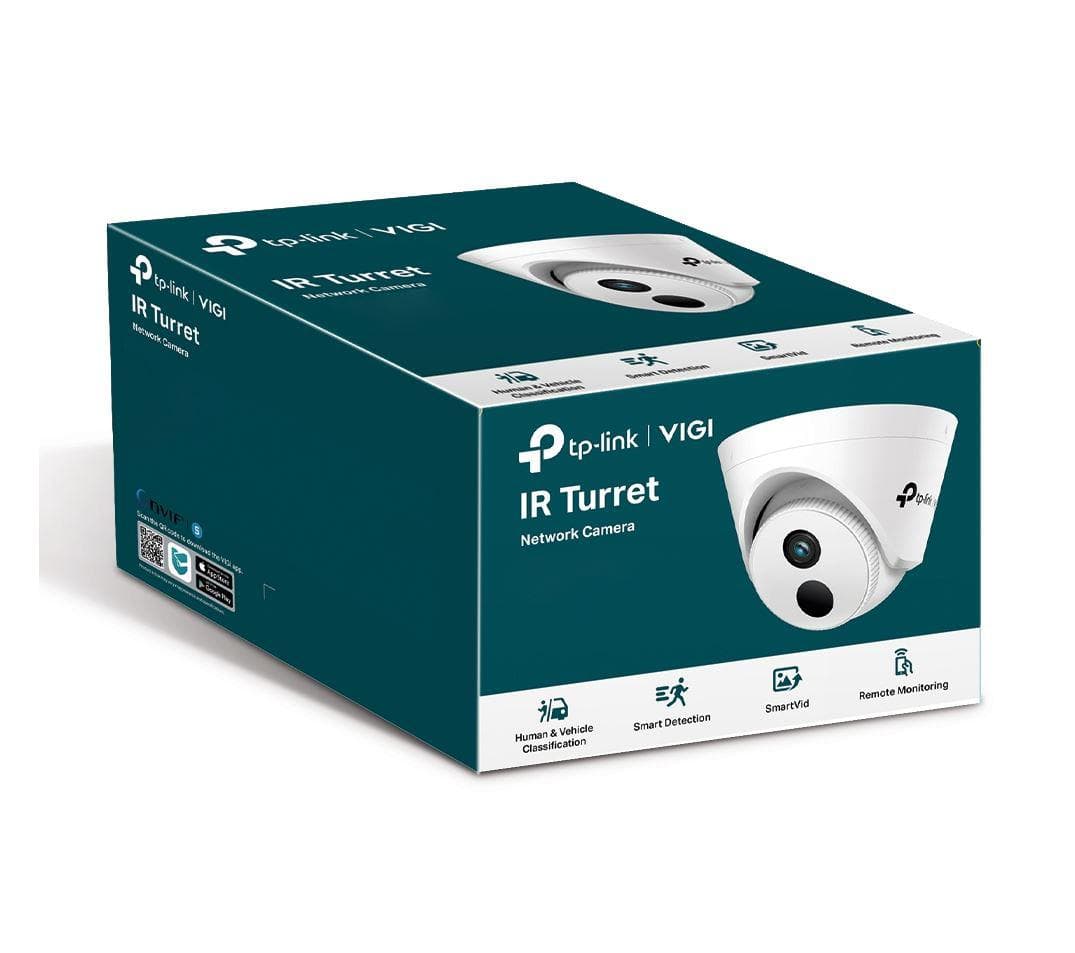 "TP-LINK VIGI 3MP Indoor Turret Network Camera,VIGI C430I(2.8mm), 1/2.8""Progressive Scan CMOS, obiectiv: 2.8mm, F2.2,  unghi vizualizare  Horizontal FOV: 97.8°, Vertical FOV: 52.9°, Diagonal FOV: 117.9°distanta IR: 30mm, interfata : 1 x RJ45 10/100M. "