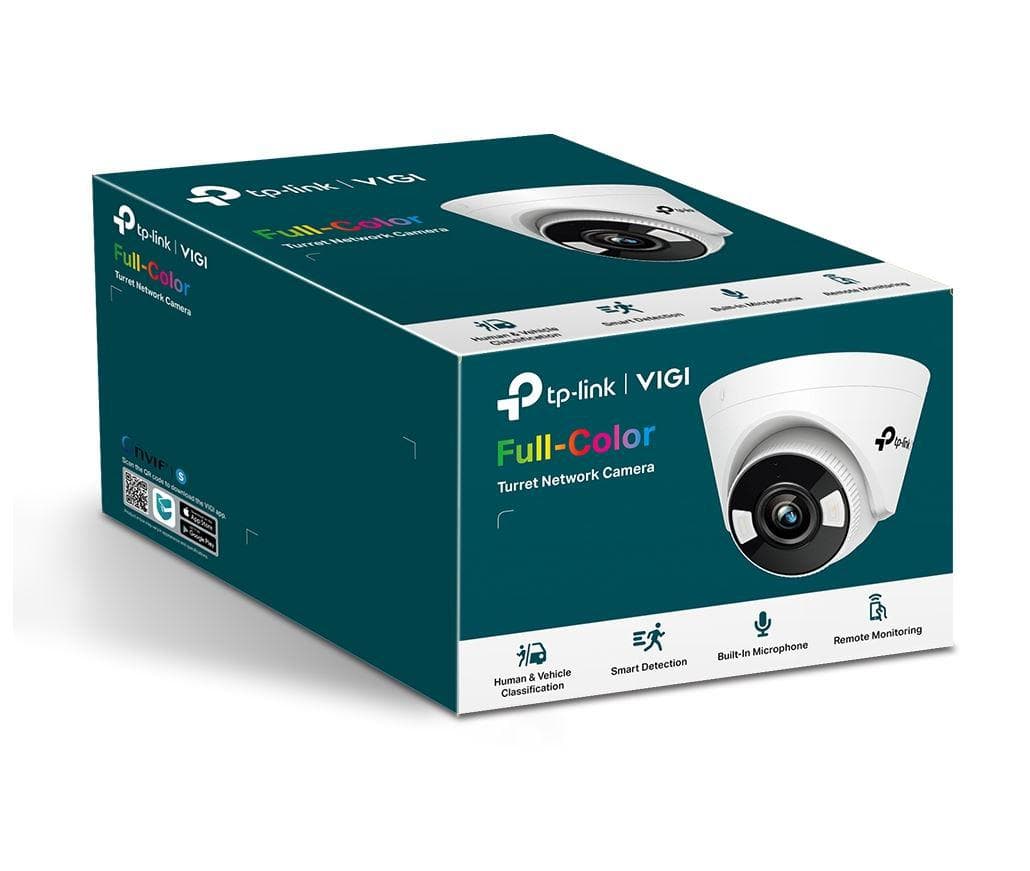 "TP-LINK VIGI 3MP Indoor Turret Network Camera,VIGI C430(2.8mm), 1/2.8""Progressive Scan CMOS, obiectiv: 2.8mm, F1.6,  unghi vizualizare  Horizontal FOV: 107.5°, Vertical FOV: 57.2°, Diagonal FOV: 128.7°distanta IR: 30mm, interfata : 1 x RJ45 10/100M. "