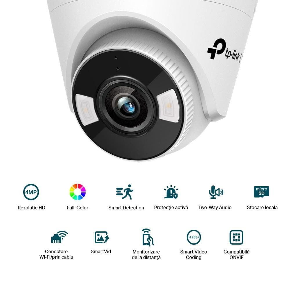 TP-LINK VIGI 4MP TURRET NTW CAMERA 4MM