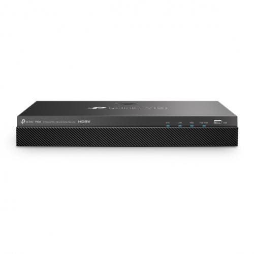 NVR PoE + HHD 2TB TP-Link VIGI 8 canale 2008H-8MP-2TB ; 93W, 8 MP,2 SATA Interface, max 20TB, H.265+; ONVIF, etecție mișcare, linie, intruziune, persoane, vehicule etc.