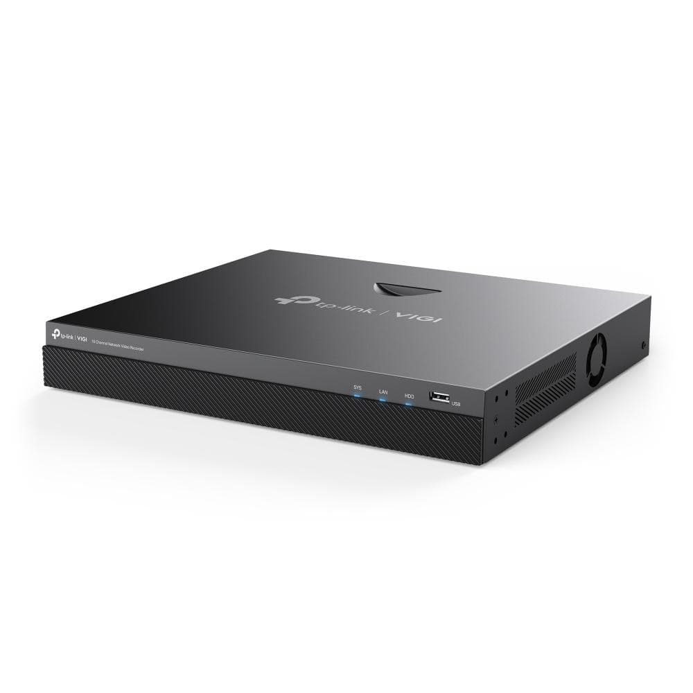 NVR TP-Link VIGI 16 canale 2016H ; 8 MP,2 SATA Interface, max 20TB, H.265+; ONVIF, etecție mișcare, linie, intruziune, persoane, vehicule etc.