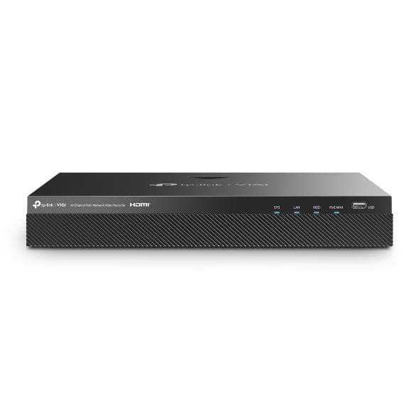 NVR PoE TP-Link VIGI 16 canale 2016H-16P; 90W, 8MP,2 SATA Interface, max 10TB, H.265+; ONVIF