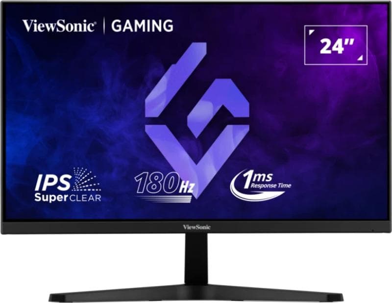 Monitor ViewSonic 23.8" VX24G1-HD, Diagonal (inch): 23.8, Diagonal (cm): 60, Aspect ratio: 16:9, Panel: IPS, Resolution: 1920x1080, Refresh Rate: 180Hz, Response time MPRT: 1ms, Brightness (max): 300 cd/m², Contrast (static) : 1000:1, Contrast (dynamic): 50M:1, Viewing angle: 178/178, Color Gamut
