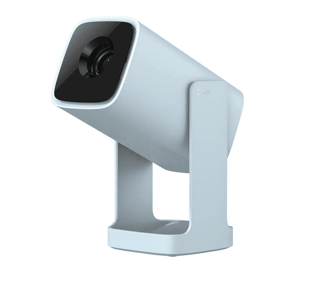 Videoproiector Xiaomi Wanbo Cube 1, LCD, 200 ISO lumeni, Android TV 11, Difuzor 8 W, HDMI, USB, AUX Albastru