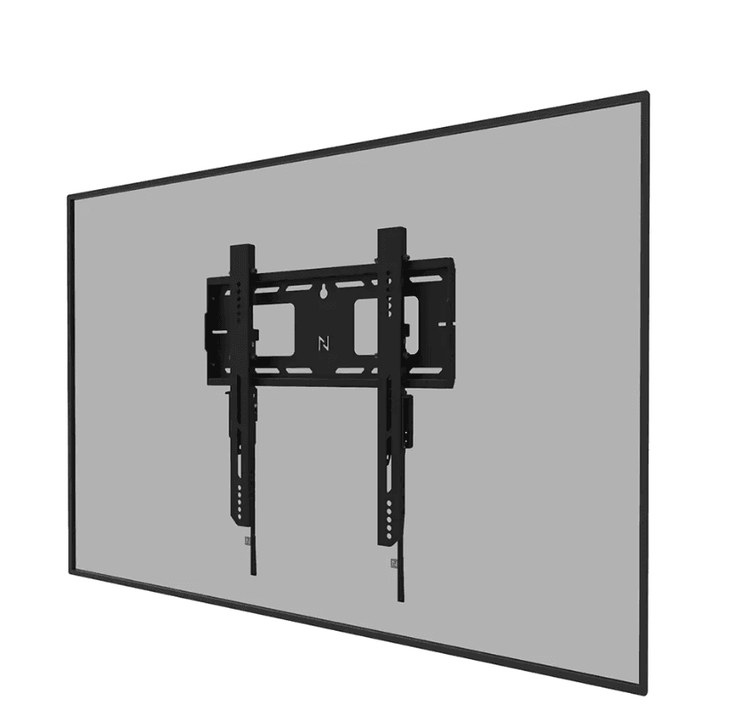 Suport perete Neomounts heavy duty, pentru display-uri interactive si ecrane grele de pana la 32-75", sistem de prindere VESA 400x400, greutate maxima suportata 100kg, fix, distanta fata de perete 4.2cm, cu sistem ce permite prinderea/desprinderea usoara a display-ului, securizabil cu lacat (nu este