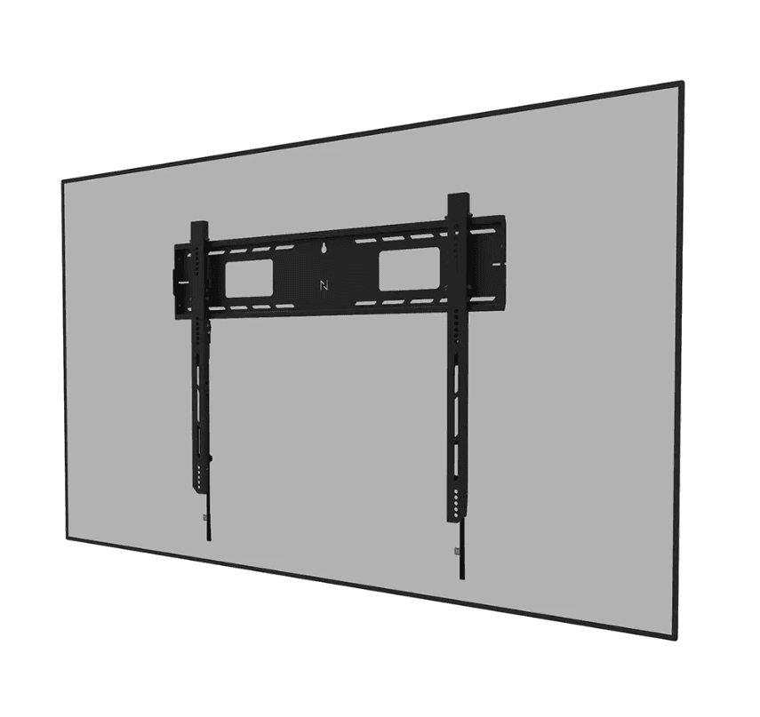 Suport perete Neomounts heavy duty, pentru display-uri interactive si ecrane grele de pana la 43-98", sistem de prindere VESA 800x400, greutate maxima suportata 125kg, fix, distanta fata de perete 4.2cm, cu sistem ce permite prinderea/desprinderea usoara a display-ului, securizabil cu lacat (nu este
