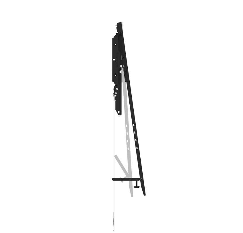 Suport perete Neomounts heavy duty, pentru display-uri interactive si ecrane grele de pana la 43-98", sistem de prindere VESA 800x400, greutate maxima suportata 125kg, fix, distanta fata de perete 4.2cm, cu sistem ce permite prinderea/desprinderea usoara a display-ului, securizabil cu lacat (nu este