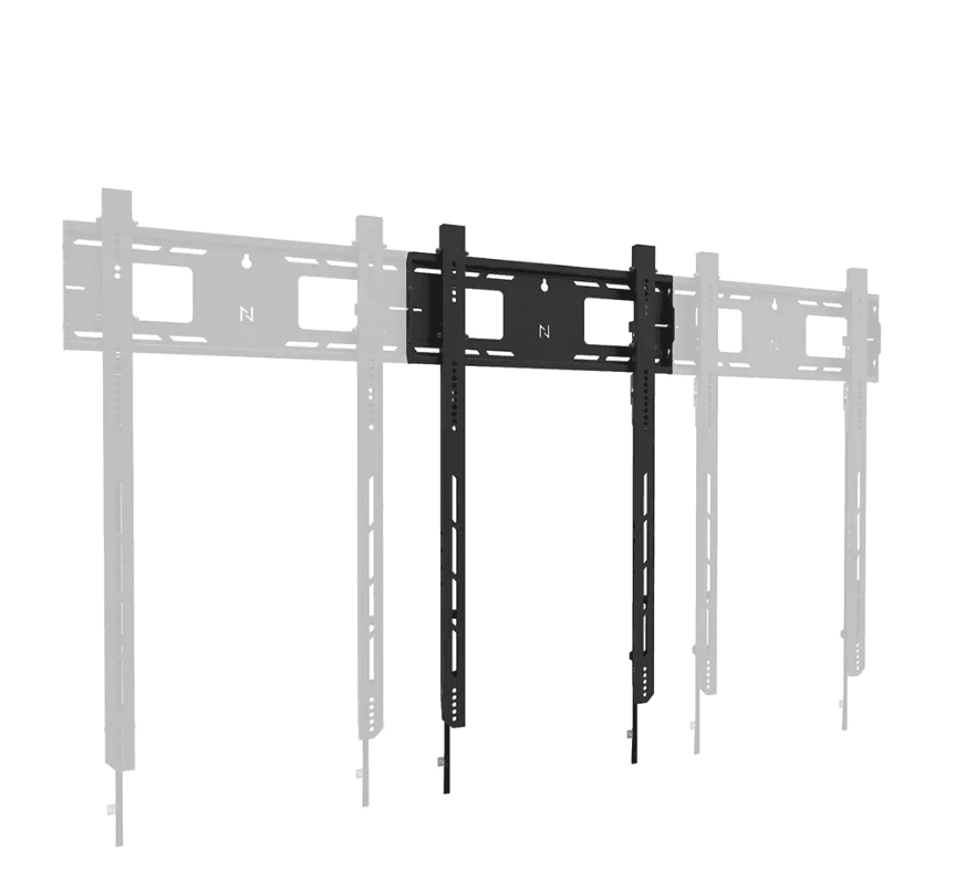 Suport perete Neomounts heavy duty, pentru display-uri interactive si ecrane grele de pana la  50-98, sistem de prindere VESA 500x800, greutate maxima suportata 100kg, fix, montare tip portrait, distanta fata de perete 4.2cm, cu sistem ce permite prinderea/desprinderea usoara a display-ului