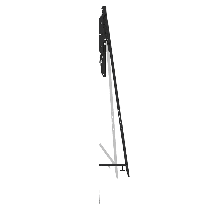 Suport perete Neomounts heavy duty, pentru display-uri interactive si ecrane grele de pana la  50-98, sistem de prindere VESA 500x800, greutate maxima suportata 100kg, fix, montare tip portrait, distanta fata de perete 4.2cm, cu sistem ce permite prinderea/desprinderea usoara a display-ului