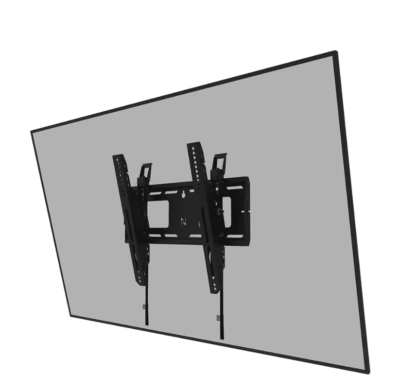 Suport perete Neomounts heavy duty, pentru display-uri interactive si ecrane grele de pana la 32-75", sistem de prindere VESA 400x400, greutate maxima suportata 100, cu inclinatie  +15°, -15° , distanta fata de perete 9.3cm, cu sistem ce permite prinderea/desprinderea usoara a display-ului