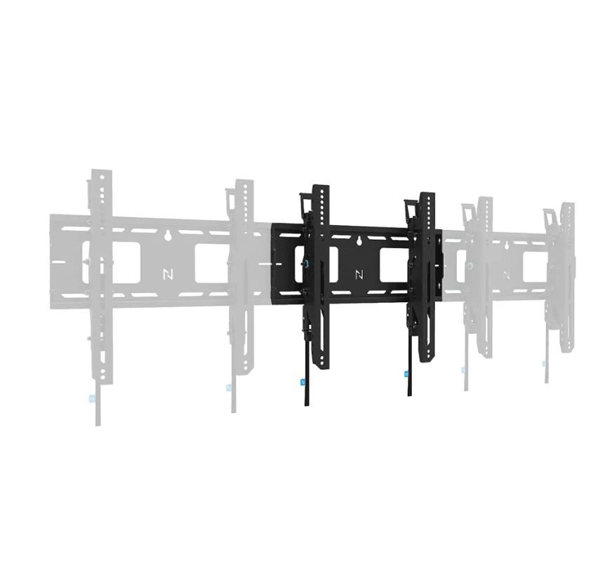 Suport perete Neomounts heavy duty, pentru display-uri interactive si ecrane grele de pana la 32-75", sistem de prindere VESA 400x400, greutate maxima suportata 100, cu inclinatie  +15°, -15° , distanta fata de perete 9.3cm, cu sistem ce permite prinderea/desprinderea usoara a display-ului