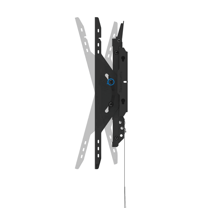 Suport perete Neomounts heavy duty, pentru display-uri interactive si ecrane grele de pana la 32-75", sistem de prindere VESA 400x400, greutate maxima suportata 100, cu inclinatie  +15°, -15° , distanta fata de perete 9.3cm, cu sistem ce permite prinderea/desprinderea usoara a display-ului