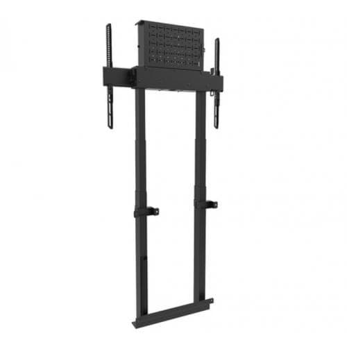 Suport motorizat de perete Neomounts 37"-100", 110 kg, VESA max. 800x600mm, ajustabil, compatibil cu 2 ecrane prin adaugarea acc. optionale (neincluse), negru