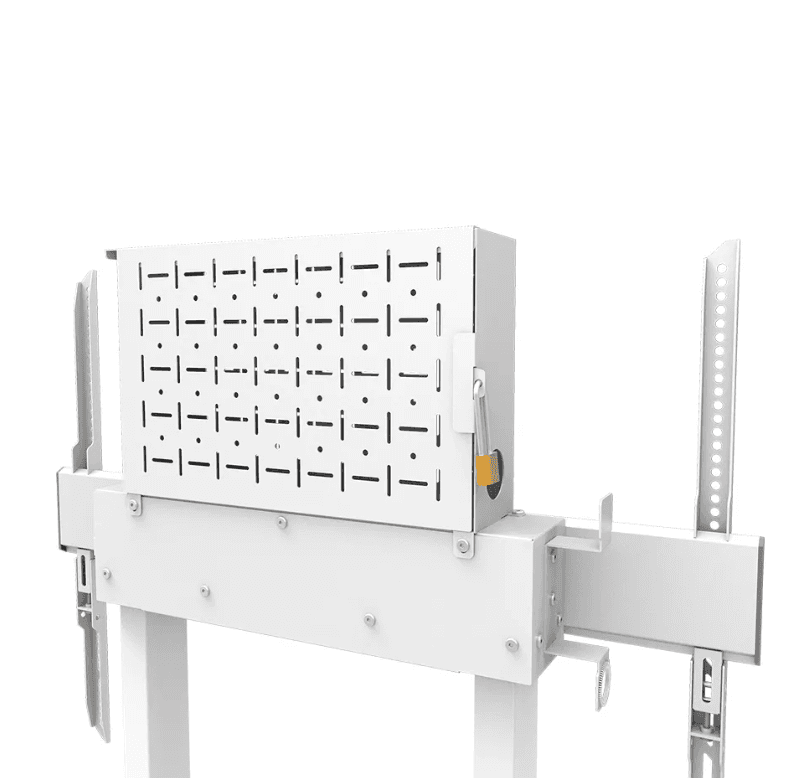 Stand motorizat Neomounts by Newstar WL55-875WH1 100" 110kg VESA 800x600mm, ajustabil pe inaltime 98-163cm, alb