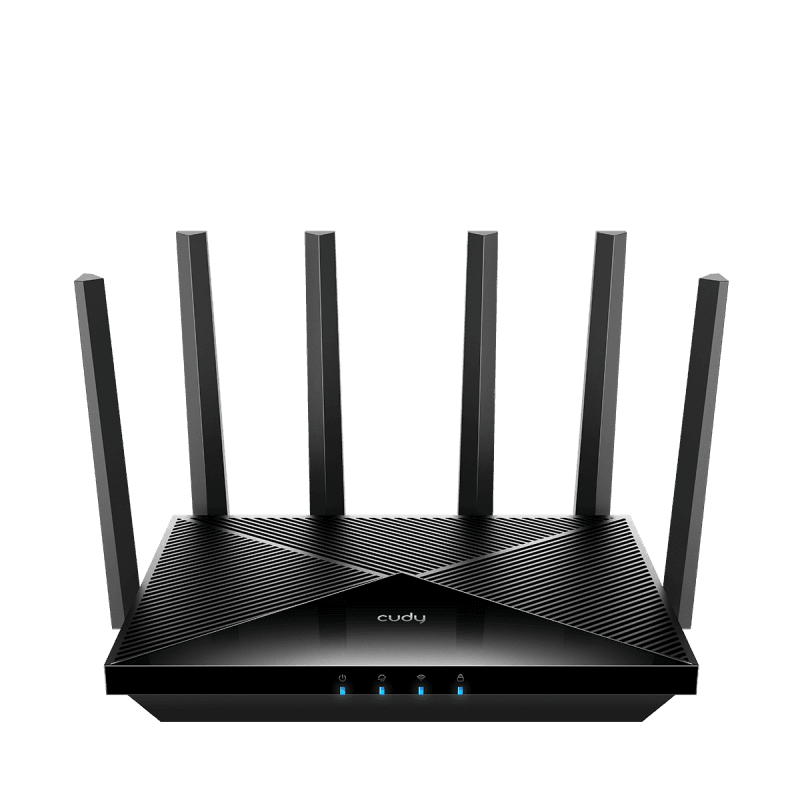CUDY BE11000 Full 2.5G Tri-Band Wi-Fi 7 Mesh Router, Chipset Qualcomm, 802.11be/ax/ac/a/b/g/n, 5764Mbps at 6GHz + 4320 Mbps at 5GHz + 688Mbps at 2.4GHz, 4 x 2.5Gbps RJ45 Ports, 6 x 5dBi fixed antennas, WiFi router/AP/ Repeater/WISP Mode, PPTP/L2TP/OpenVPN/WireGuard, MLO, MU- MIMO, Guest network