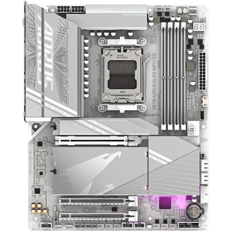 Placa de bază Gigabyte X870 AORUS ELITE WIFI7 ICE AM5