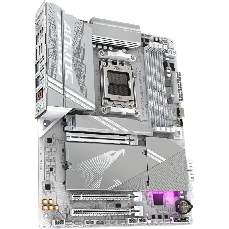 Placa de bază Gigabyte X870 AORUS ELITE WIFI7 ICE AM5